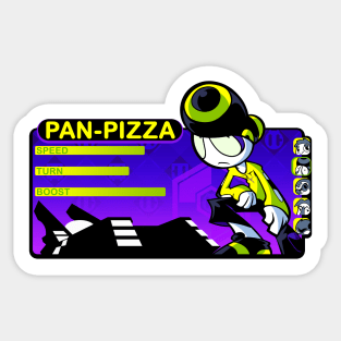 Pan-Pizza Stats Sticker